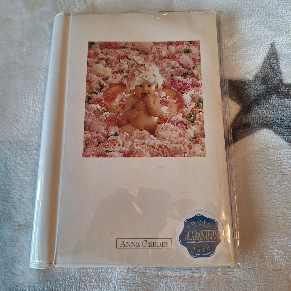 Vintage 2001 Anne Geddes Photo Album Baby‎ Flowers Pink Y2K Memories Gift